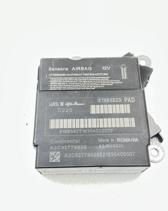 CENTRALINA AIRBAG FIAT Punto EVO 51963823 (12>)
