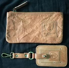 Portachivi + astuccio + accessorio ( tutta pelle )