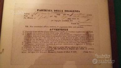 Antico documento 1841