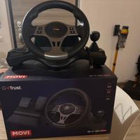 Volante e pedaliera gaming