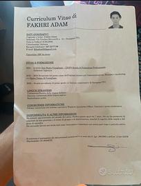 Cameriere/ banconiere/ cassiere