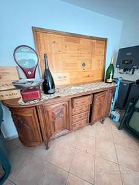 Mobile Credenza Vintage in Legno Massello Classico