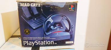 Volante e pedali per PS1 funzionanti con manuale