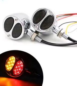 05-38HG COPPIA FRECCE TIPO BULLET A LED TRIVALENTI
