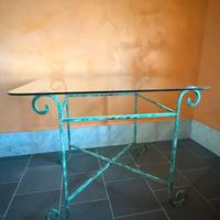 tavolo in ferro battuto 
