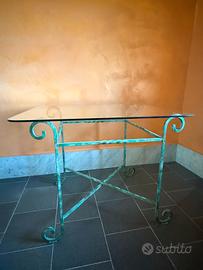 tavolo in ferro battuto 