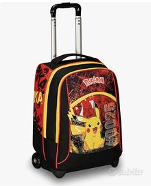 TROLLEY POKEMON ZAINO SCUOLA  SEVEN NUOVO