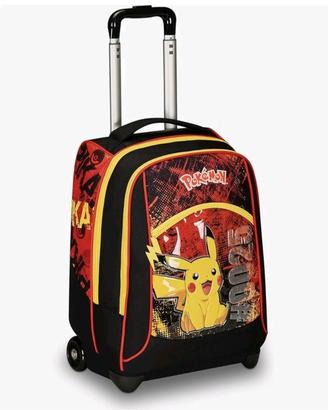 TROLLEY POKEMON ZAINO SCUOLA  SEVEN NUOVO