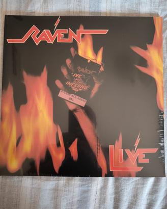raven live at the inferno 2lp  nuovo 