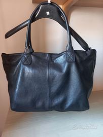 Borsa nera pelle