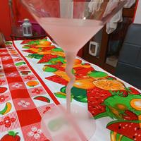 6 Set bicchieri da cocktail rosa opaco