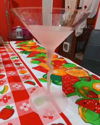 6 Set bicchieri da cocktail rosa opaco