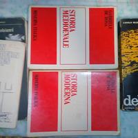 Lotto 5 libri storia, italiano, inglese