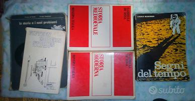 Lotto 5 libri storia, italiano, inglese