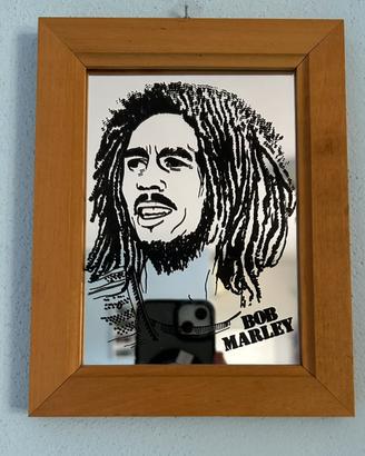 Piccolo quadro Bob Marley Anni 80 Vintage.