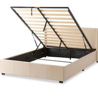 LETTO CONTENITORE Zinus 80x190 cm Beige