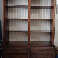 Vetrina libreria in mogano