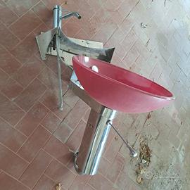 lavello vetro e acciaio