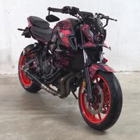 Yamaha MT07 2021 Storm Fluo Depo a libretto