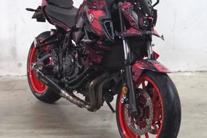 Yamaha MT07 2021 Storm Fluo Depo a libretto