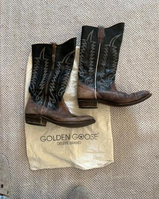 Stivali in pelle Golden Goose