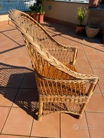 Poltrone in midollino naturale