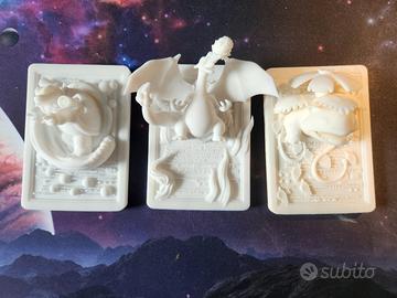 Pokémon Charizard Blastoise Venusaur 3D Card