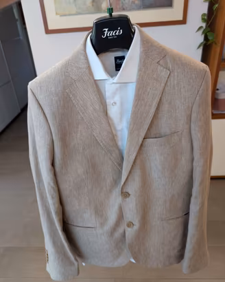 Completo in Lino Beige Facis