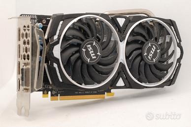scheda video GPU MSI RX 570 armor OC 8GB RAM gddr5