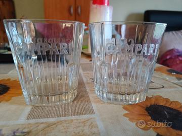 Set 5 Bicchieri Originali Campari 