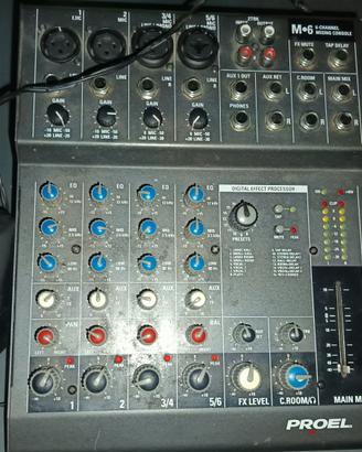Mixer Proel M-6 Channel