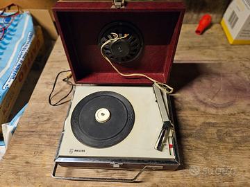 Giradischi valigetta Philips vintage