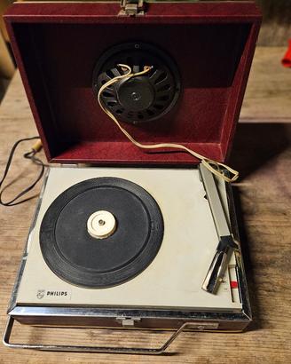Giradischi valigetta Philips vintage