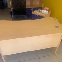 scrivania  jazz 135 x75sedia e cassettiera ufficio