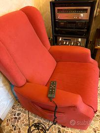 Poltrona elettrica con massaggio