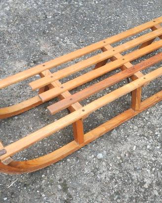 Slittino in legno anni 60 vintage