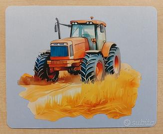 Tappetino mouse 22x18 3mm stampa trattore 🚜