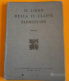 Libro di Letture Scolastiche classe Quarta Elem.