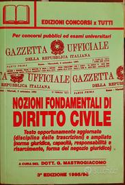 NOZIONI FONDAMENTALI DEL DIRITTO CIVILE 
