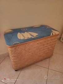 bauletto in vimini 