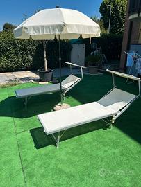 Lettini + Ombrellone 