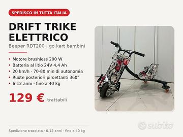 Drift trike elettrico bambini Monopattino