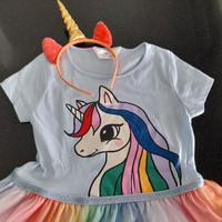 Costume carnevale/halloween principessa unicorno 