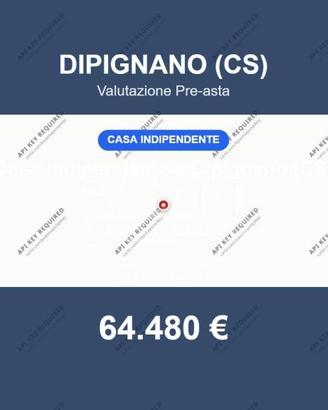 Immobile in asta di 233 m² a Dipignano