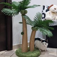 Tiragraffi gatto adulto a forma di palme