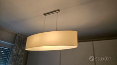 Lampadario a Sospensione Paralume 2 luci