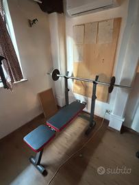 Panca piana per palestra