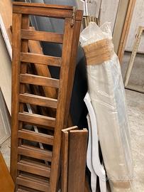Lettino legno artigianale