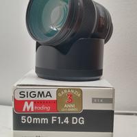 SIGMA 50mm 1.4 DG Nikon mount