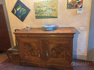 Credenza in radica di ciliegio